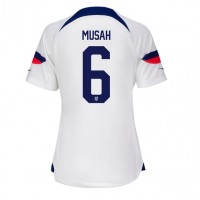 Yhdysvallat Yunus Musah #6 Kotipaita Naiset MM-kisat 2022 Lyhythihainen